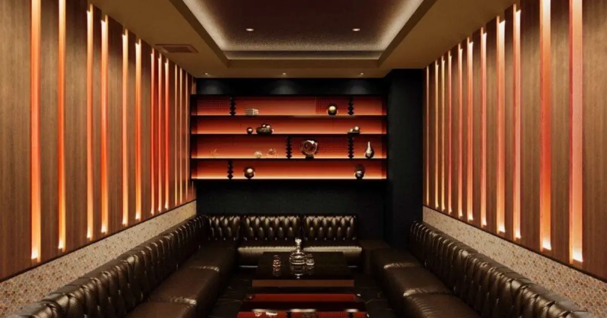 ｛上野 グランクリュ（GRAD CRU）｝のVIPルームを撮影した店内内装