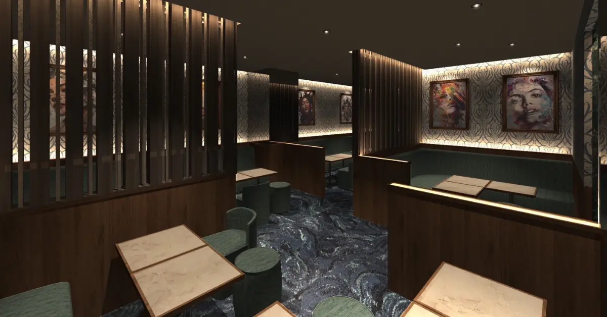 千葉富士見町レジェンドのメインフロア（店内内装）-キャバクラ体入求人