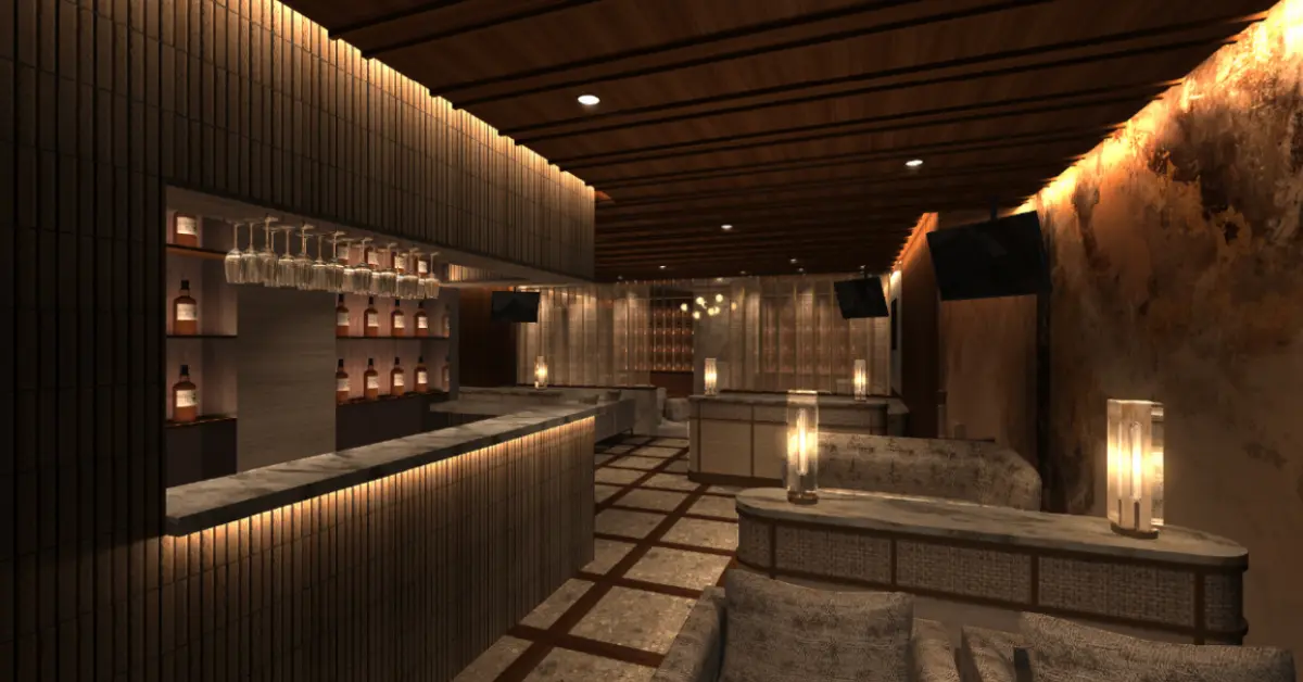 赤坂ザクラブ離れのメインフロア（店内内装） - キャバクラ体入求人