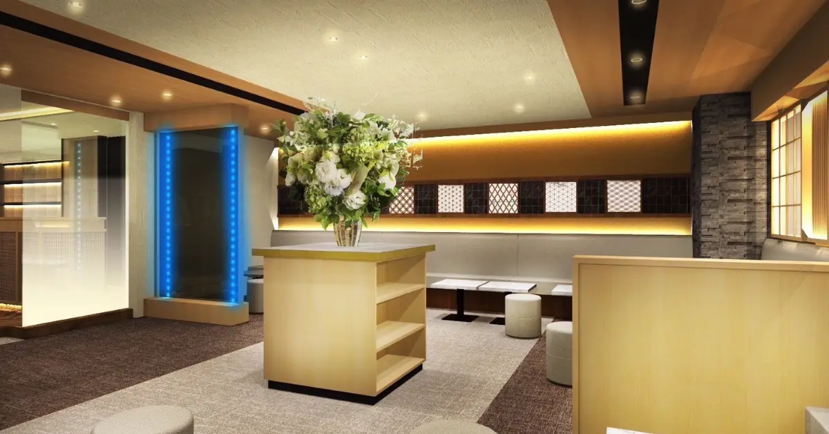 銀座藤瀬のメインフロア（店内内装・テーブル側から撮影） - 高級クラブ体入求人