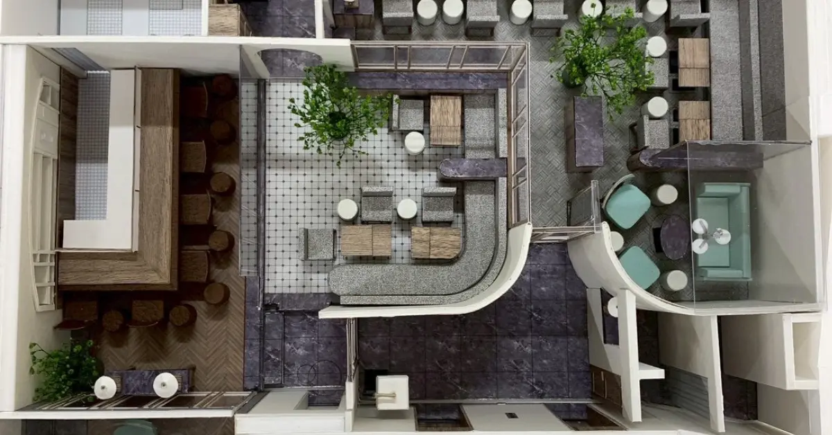 銀座メニルのメインフロア 店内内装 高級クラブ体入求人