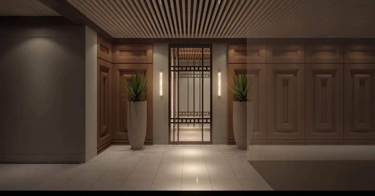 銀座 ラクロレのフロント 店内内装