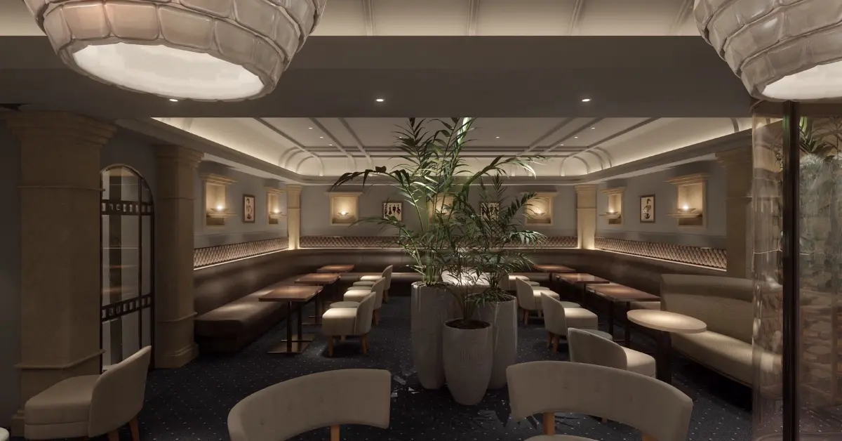 銀座 ラクロレのメインフロア 店内内装