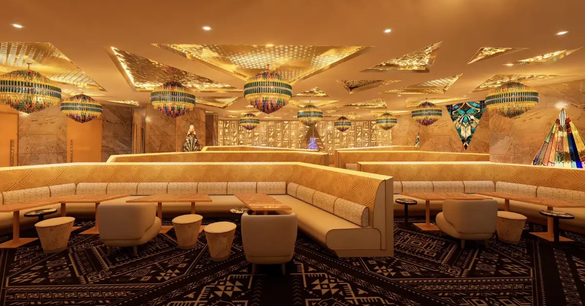 六本木バロンのメインフロア 店内内装