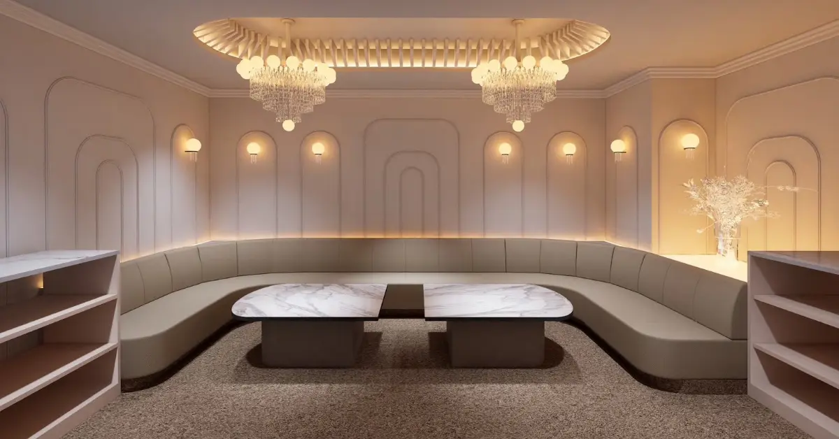 六本木バロンの個室VIPルーム 店内内装