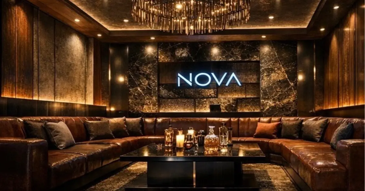 六本木ノヴァ（NOVA）のVVIPルームを撮影した店内内装