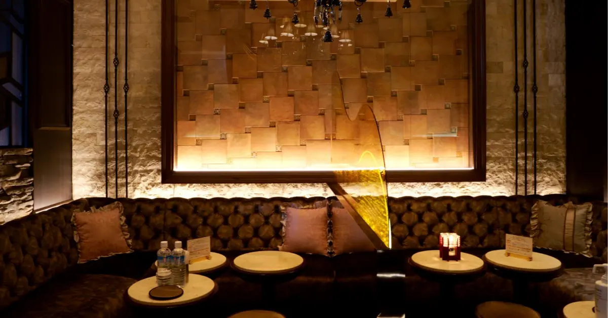 銀座ミラジュール（Club Mirazur）のサブVIPルームを撮影した店内内装