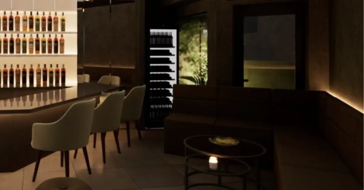 六本木エス(S MEMBERS LOUNGE)のメインフロアを撮影した店内内装