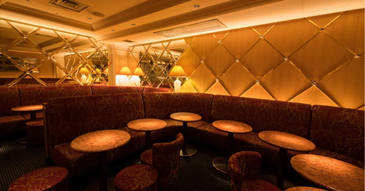 銀座チック（CHICK）のメインフロアを撮影した店内内装