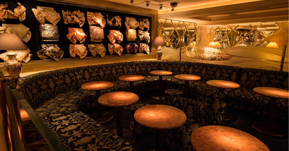 銀座チック（CHICK）のVIPルームを撮影した店内内装