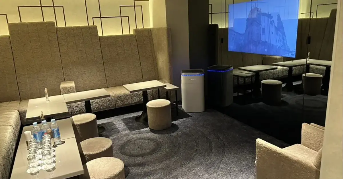 銀座クラブオー（Club O）のVIPルームを撮影した店内内装