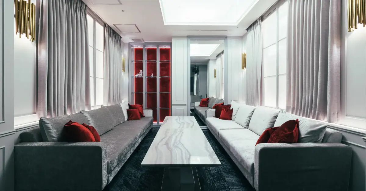 銀座ダミエ（Demier）のVIPルームを撮影した店内内装