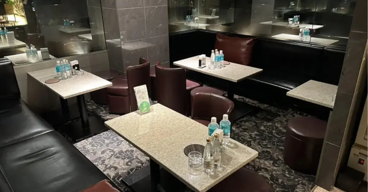 銀座ル・ジャルダン2（LeJardin Ⅱ）のメインフロアを撮影した店内内装