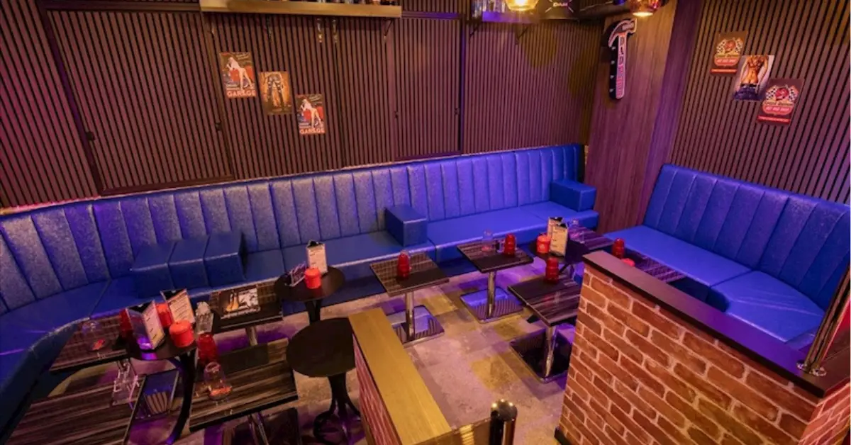 上野カンカン（American Stylish Lounge CanCan）のVIPルームを撮影した店内内装