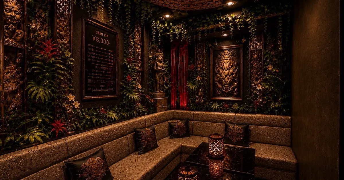上野 ジョー(JYO Bali Lounge)のVIPルームを撮影した店内内装