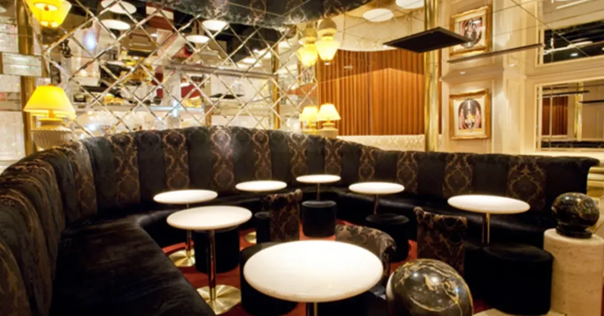 六本木チックのVIPルームを撮影した店内内装