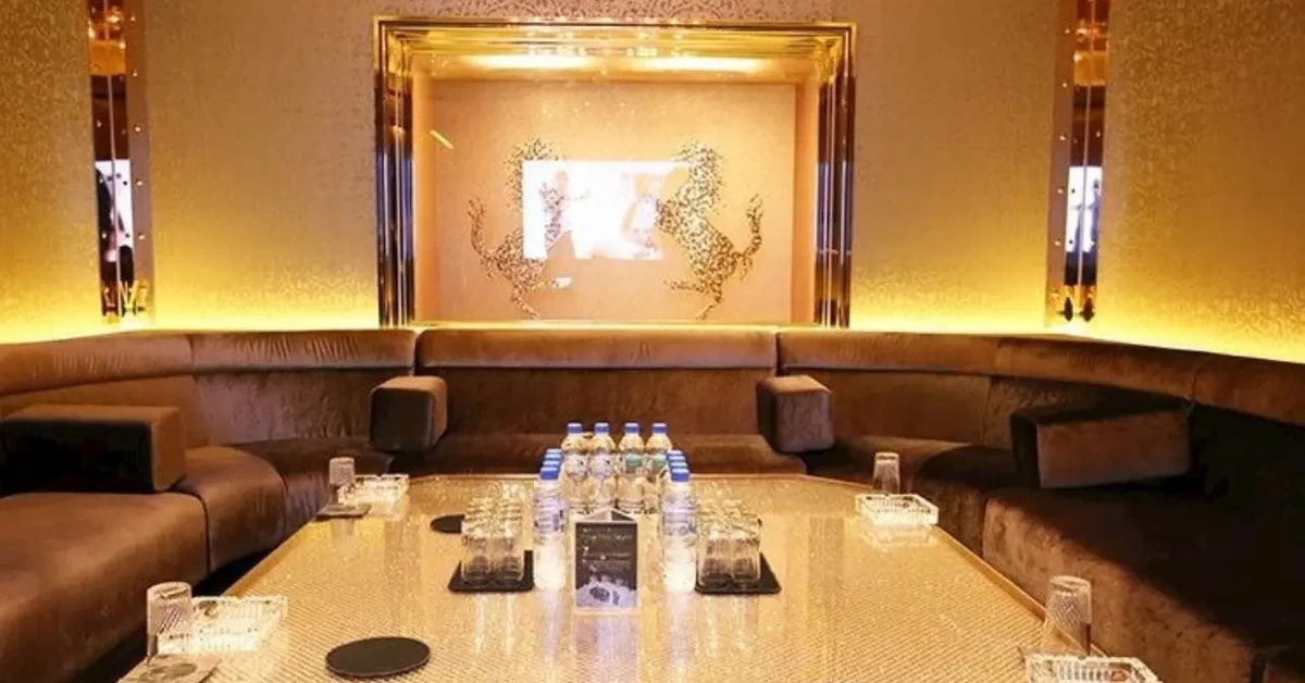 六本木妃翠の個室VIPルームを撮影した店内内装